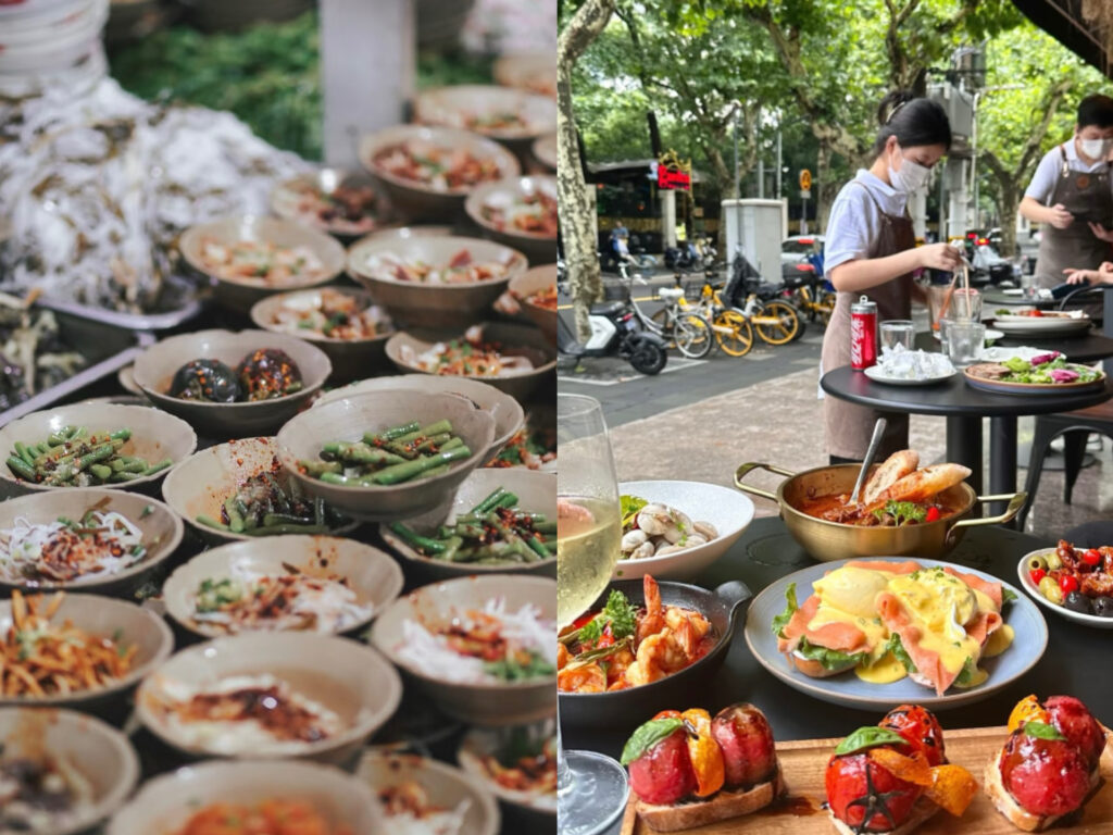 Cost of travel in Chongqing vs. Shanghai street food