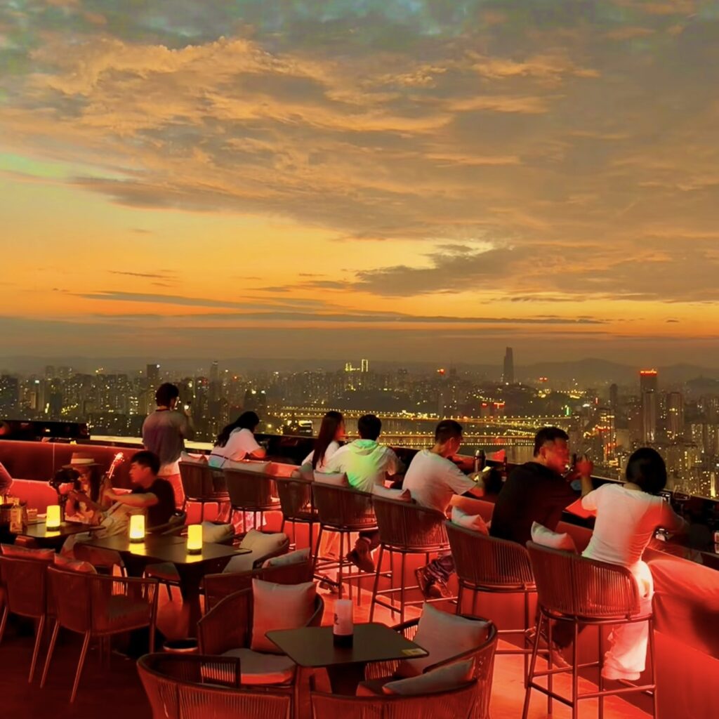 Chongqing nightlife 9th Street bars night photography 