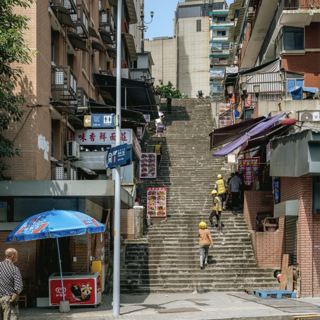 Is Chongqing Hard to Navigate4 chongqing stairs