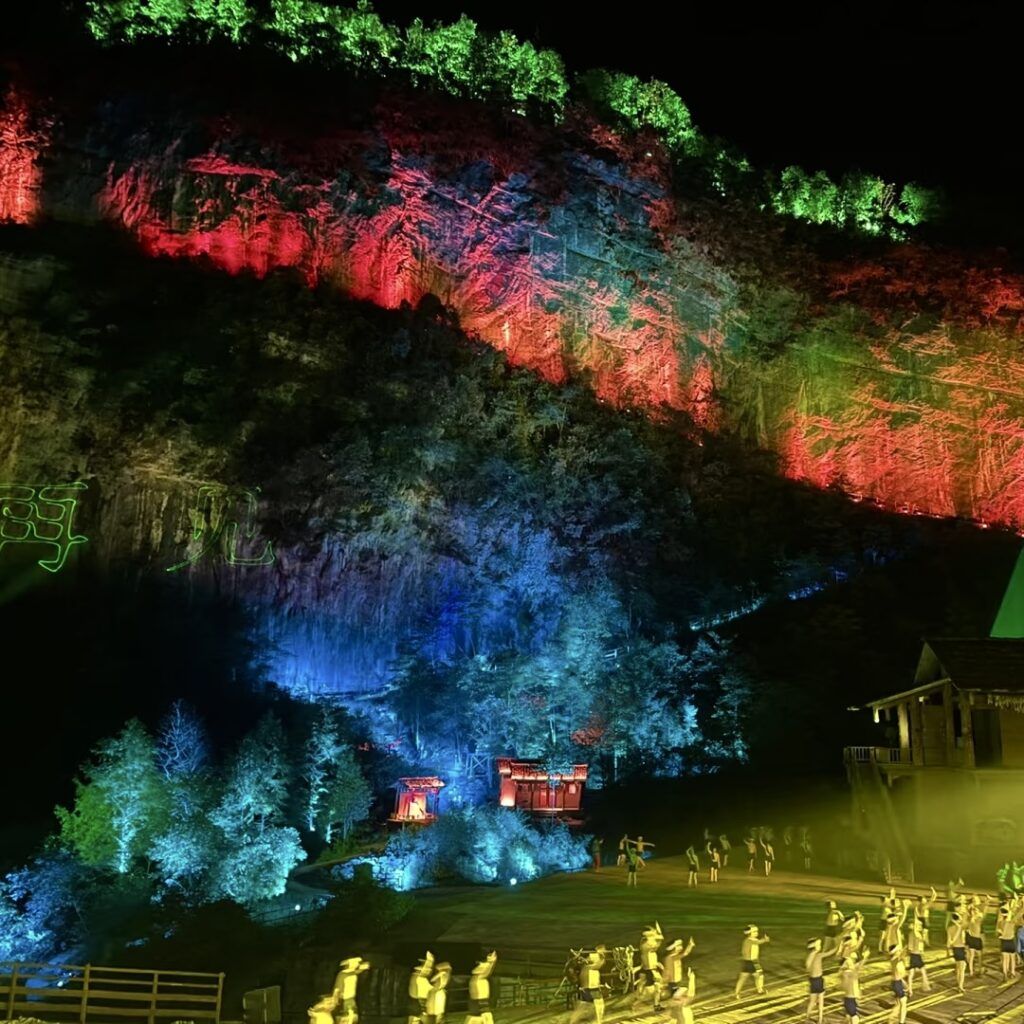 Things to do in Chongqing5 A live performance of Impression Wulong with natural karst mountains as the backdrop.